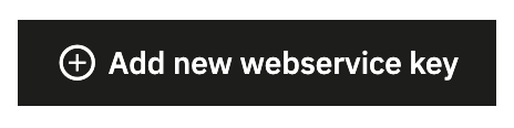 Add new webservice key